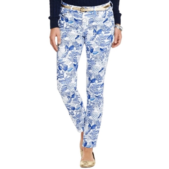 Vineyard Vines Cordia Floral Skinny Jeans - Picture 1 of 6